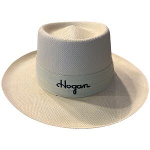 Hogan Raffia Hat - Peter Grimm, flat brim. Like New Condition